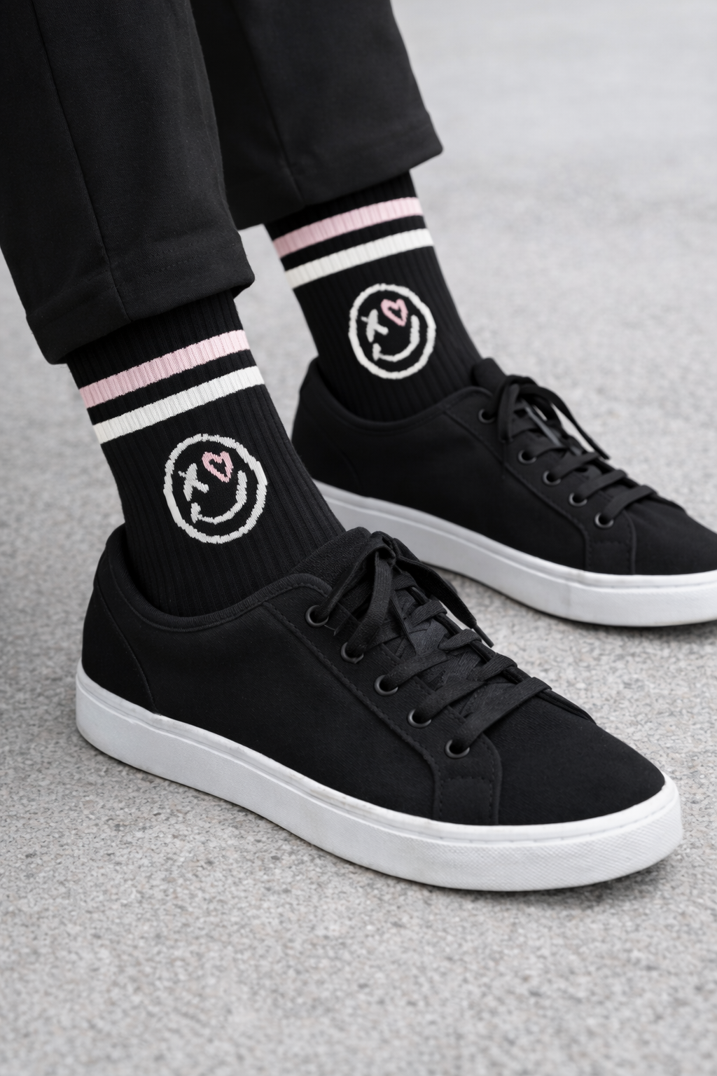 The Collective Cookie Logo Socks – Black